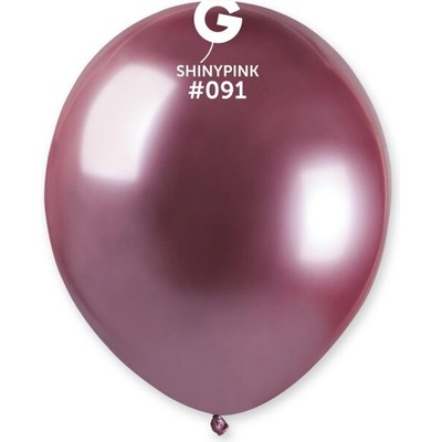 Gemar Pytel Chromový latexový balónek 13 cm #090 SHINY Růžová