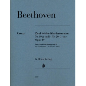 Two Easy Piano Sonatas no. 19 and no. 20 g minor and G major op. 49 no. 1 and no. 2 | Ludwig van Beethoven, Norbert Gertsch, Murray Perahia, Murray Perahia (ISBN: 9790201813271)