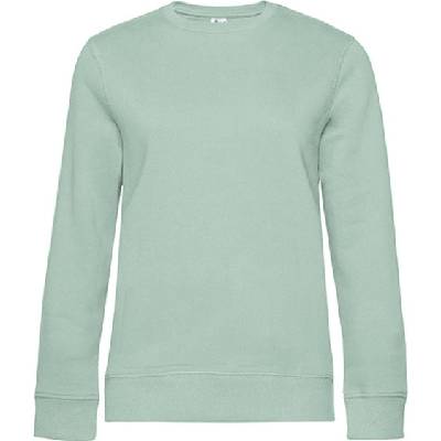 B&C Unisex mikina cez hlavu WW01Q Aqua Green