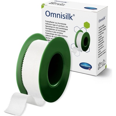 Hartmann Náplast Omnisilk cívková z bílého hedvábí 2,5 cm x 9,2 m