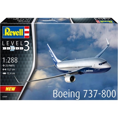 Revell Boeing 737 800 Model Set lietadlo 1:288 25 dielov