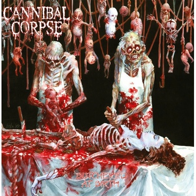 Cannibal Corpse - Butchered At Birth / White Red Splatter / Vinyl LP