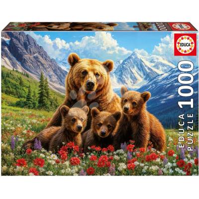 EDUCA Medvede Grizzly 1000 dielov