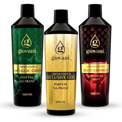 Giovani Koncentrovaný parfém na praní LIMITED EDITION 3 x 500 ml