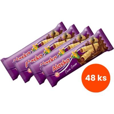 Alaska Kukuričné trubičky kakao 48 x 18 g