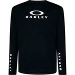 Oakley Мъжка фланелка с дълъг ръкав за колоездене Oakley Seeker Flow L/S Jersey Cycling jersey - Blackout (056-3981-0211)