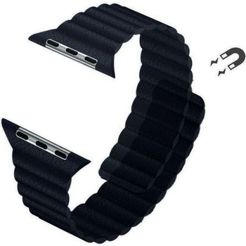 Mobilly каишка за часовник Apple 1-6 и SE, 40 мм, изкуствена кожа, тъмно синя (DSP-01-00A dark blue)