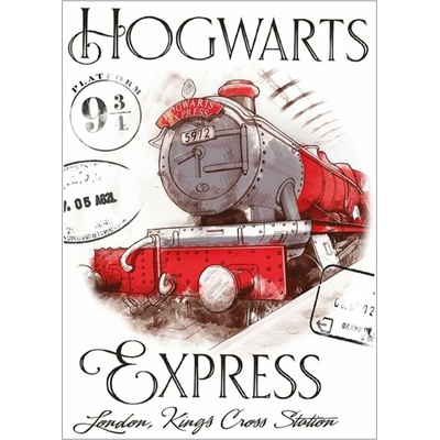 Carbotex Detský uterák Harry Potter Rokfortský Express 30 x 50 cm