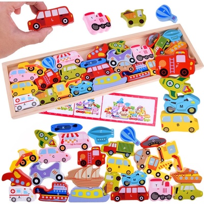 Joko veľká sada autíčka s abecedou