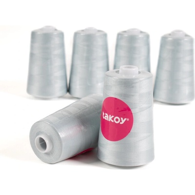 Takoy Overlock / coverlock polyesterová nit TKY 5000 barva šedomodrá