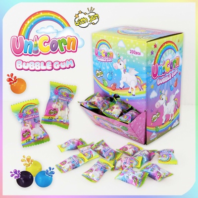 Unicorn bubble gum 4,5g /200ks/