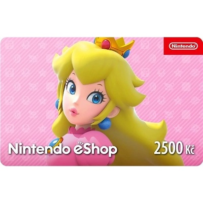 Nintendo dárkový poukaz 2500Kč