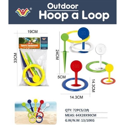 Wiky Hádzanie krúžkov hra 14 cm