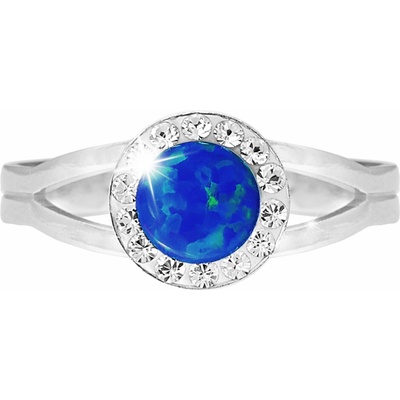 JSB Bijoux Opál s krištáľovými kameňmi Swarovski Dark Blue 92700040dbl