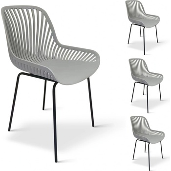 Nábytek Texim Židle zahradní GABY, šedá 4ks