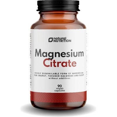 Natural Nutrition 100% Magnesium Citrate 90 kapsúl