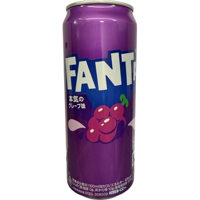 Fanta Japan sycený nápoj s příchutí hroznového vína 0,5 l