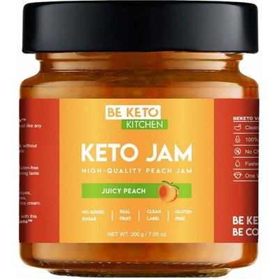 BeKeto Keto džem Šťavnatá broskyňa 200 g