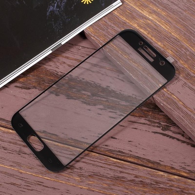 Удароустойчив стъклен протектор за Samsung Galaxy A5 2017 - с черна рамка