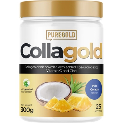 PureGold CollaGold s kys. hyaluronovou Piňa Colada 300 g