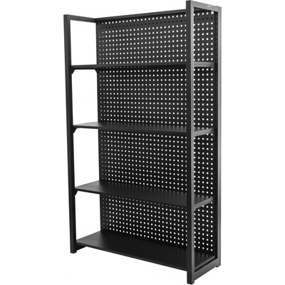 AHProfi Kovový regál s dierovanou doskou, 1200 x 458 x 2000 mm - TJA1200