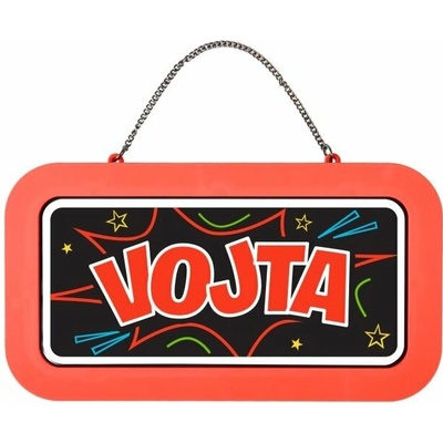 Neonová cedulka se jménem - Vojta