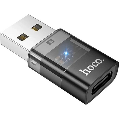 hoco. Адаптер HOCO UA36C USB - Type-C гнездо, OTG, ЧЕРЕН (UA36C)