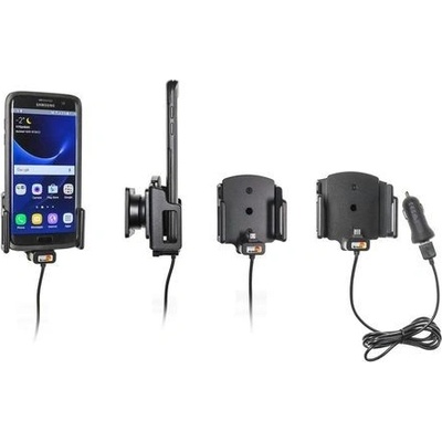 Brodit držák do auta nastavitelný s microUSB a nabíjením z CL/USB š. 62-77 mm, tl. 12-16mm