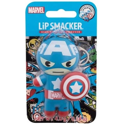 Lip Smacker Marvel Captain America Red, White & Blue-Berry балсам за устни с аромат на плодове 4 гр