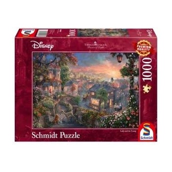 Schmidt Spiele Puzzle PQ 1000 Mongrel in Love (Disney) G3