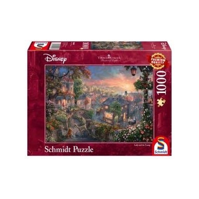Schmidt Spiele Puzzle PQ 1000 Mongrel in Love (Disney) G3