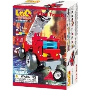 LaQ Mini Fire Truck Educational Building Blocks