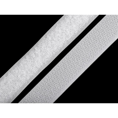 Stoklasa Suchý zip háček + plyš šíře 20 mm Balení: 25 m, Varianta: 1 bílá 1 bílá