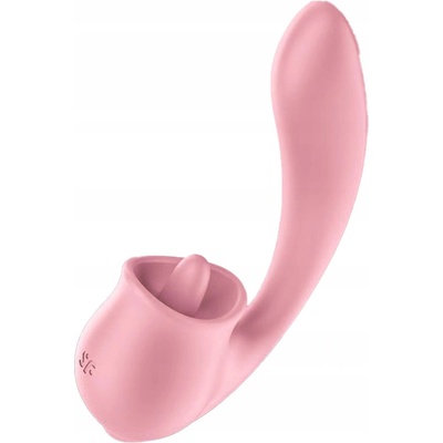 Satisfyer Tongue Genius na bod G a stimulátor klitorisu s jazykem
