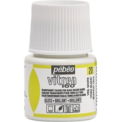 Pébéo Vitrea 160 Боя за стъкло Veil White 45 ml 1 бр (111020)