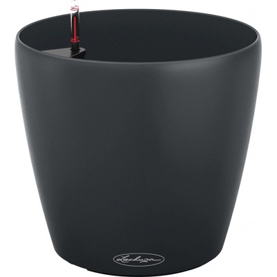 Lechuza Samozavlažovací kvetináč Classico Color Eco 28 tm.sivý 27,5 x 26 cm