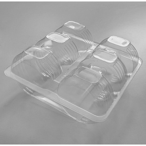 TERMOPLAST КУТИЯ С 6 ГНЕЗДА ЗА ПОНИЧКИ - 100БР