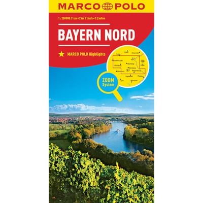 Karte Deutschland Blatt 12 Bayern Nord 1:200 000