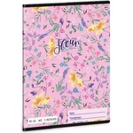 Ars Una Fleur: Тетрадка с цветен мотив, 3-ти клас, 12-32, A5 (53603661)