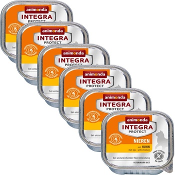 Animonda Integra Protect Cat Нирки - пиле 6 x 100г