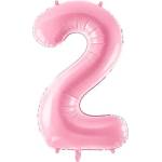 Party Deco Фолиев Балон Цифра, Розово, 86cm - 2 (FB1P-2-081)