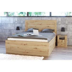 Bogdan Furniture I Спален комплект 7031 за матрак 160/200, Дъб артисан