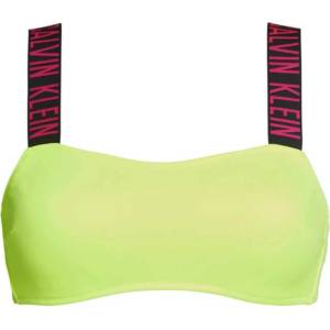 Calvin Klein Bandeau bikini top - Yellow (Safety Yellow)