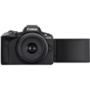 Цифрови фотоапарати Canon EOS R50 + RF-S 18-45mm f/4.5-6.3 IS STM Black (5811C013)