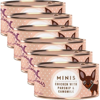 Terra Canis Мини Пиле с пастърнак 6 x 100 г