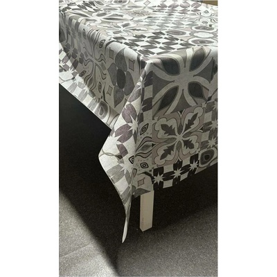 Impol Trade Ubrus PVC 3581533 Maroccan šedo-růžový návin 20 mx140 cm