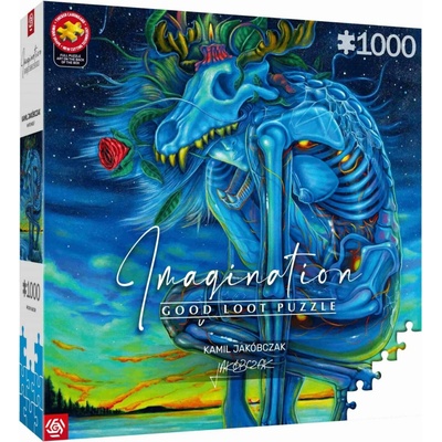 GOOD LOOT Imagination Kamil Jakóbczak Biely vlk 1000 dielov