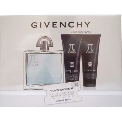 Givenchy Givenchy Pí Neo SET: EDT 100 ml + sprchovací gél 75 ml + Balzám po holení 75 ml
