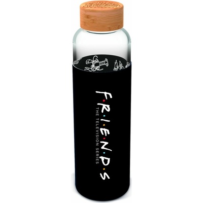 PADU Sklenená fľaša s puzdrom Friends 585 ml