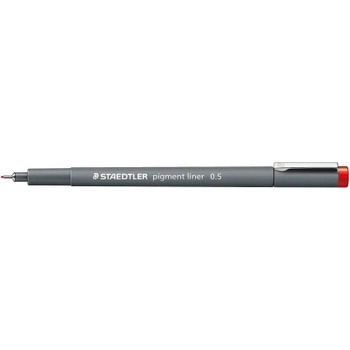 STAEDTLER Тънкописец Staedtler Pigment Liner 308, 0.5, червен (22909-А-0.5 ЧЕРВЕН)